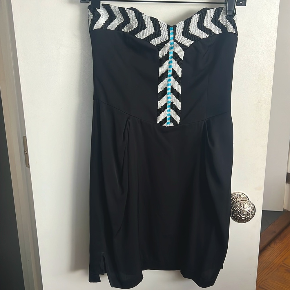 Gorgeous Mara Hoffman Silk Beaded Mini Dress